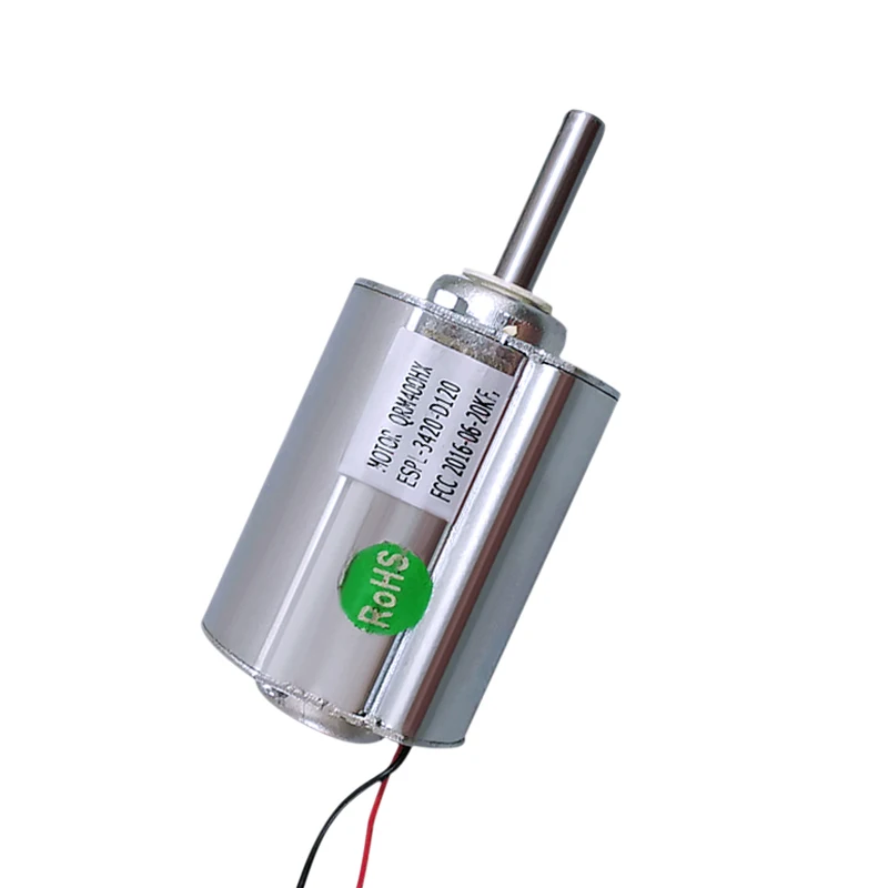 55W DC Motor DC120V 2500RPM Generator Household Small Hand Wind Turbine High Power Motor Generator