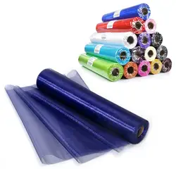 Sheer Organza Roll 25M x 29cm Fabric DIY Wedding Gold Chair Sash Bows Table Runner Swag Party Decoration