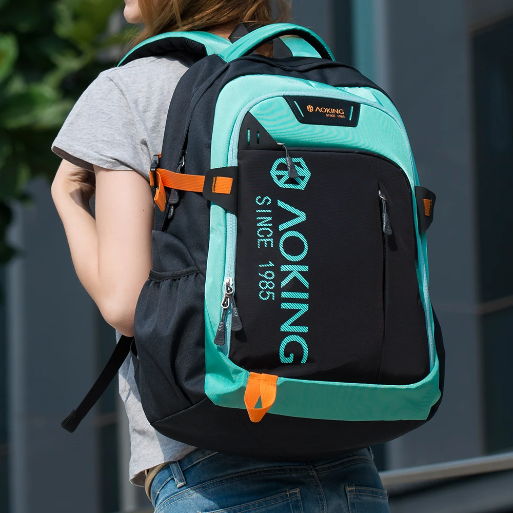 Mochila feminina – sac à dos anti-vol pour hommes et adolescents, sacoche étanche pour ordinateur portable 17 pouces et voyage d'école