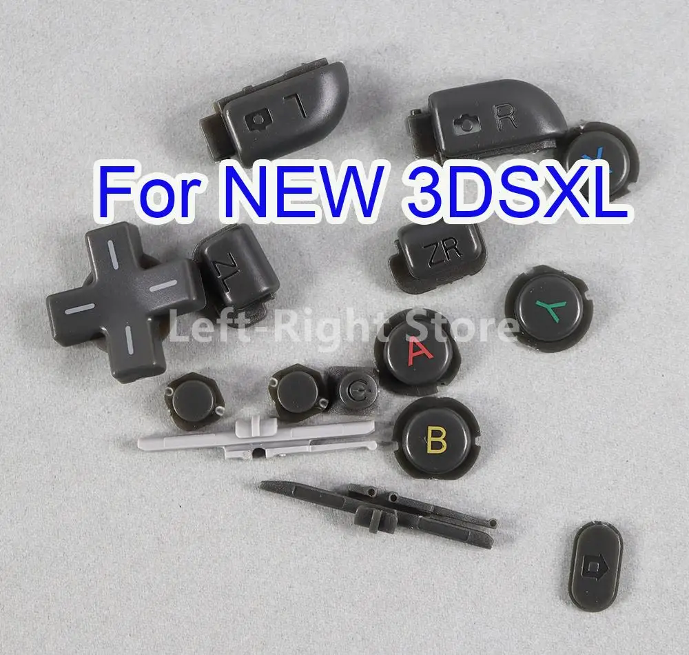 2 مجموعات لنينتندو جديد 3DS XL/جديد 3DS LL 2015 النسخة الجديدة D الوسادة لنينتندو جديد 3DSXL وحدة التحكم أ B X YButton أزرار الطاقة المنزلية