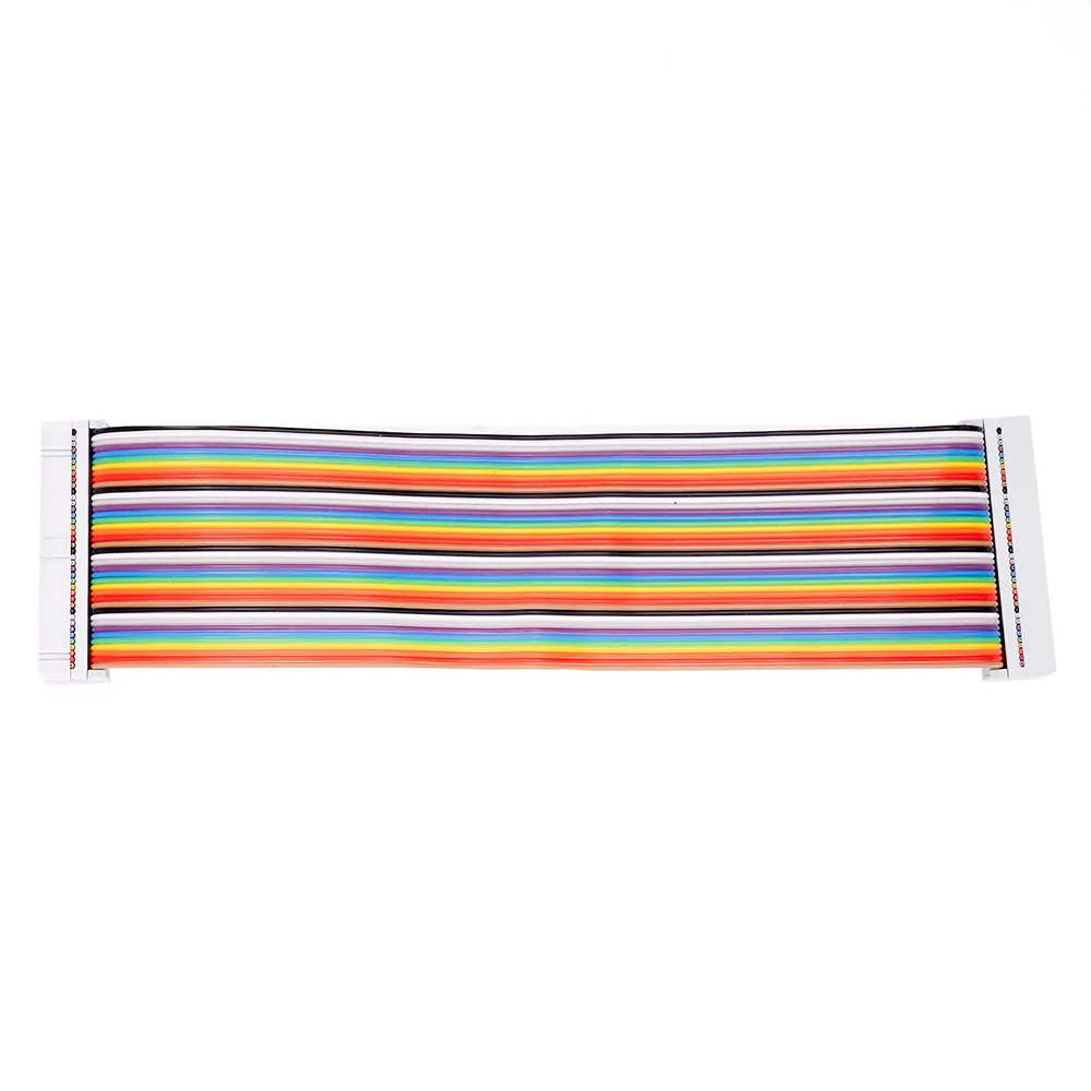 Raspberry Pi 4 Model B 8 "(20cm) kabel GPIO, kabel taśmowy 40 pin do 40 p GPIO do Raspberry Pi 4/3B/B + / Zero / 2B