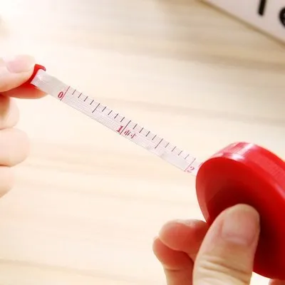 Cinta métrica retráctil portátil para niños, regla de 150cm de altura, centímetro, rollo de cinta, regalos para niñas, Color aleatorio