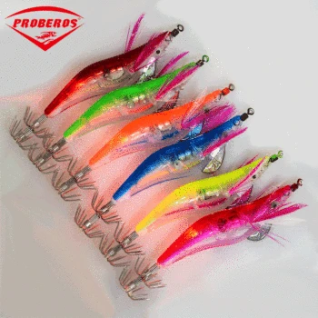 Isca de pesca eletrônica de led flash, isca de pesca com 6 lâmpadas de led 10cm e 12.2g, isca luminosa para lula, camarão, isca de pesca noturna