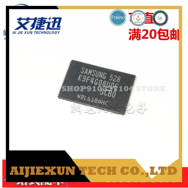 

5pcs/lot K9F4G08U0E-SIB0 K9F4G08UOE-SIBO512MB NAND Memory IC CHIPS NEW AND ORIGIANL