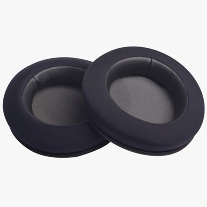 

105mm Head Wearing Type Round Ear Pads Sponge Set Earmuff Imitate Silk Ice Skin Cool And Refreshing Headset Cover Leather Ew#