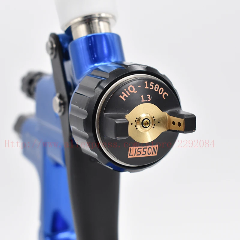 Pistola a spruzzo spruzzatore di vernice pistola a spruzzo di vernice LVLP ugello da 1.3mm pistola a spruzzo con serbatoio da 600cc pistola a spruzzo per auto strumenti per la casa