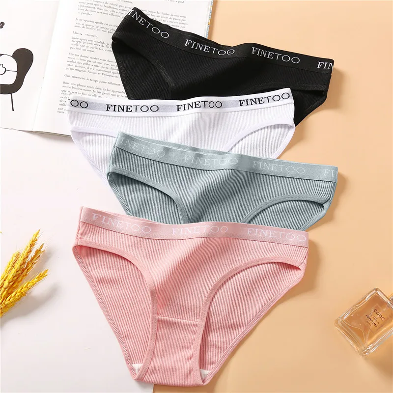 1Pc Cotton Women Panties Big Size M-2XL Briefs Sexy Brand Band Low Waist Underwear Ladies Fashion Panty Girls Intimates Lingerie