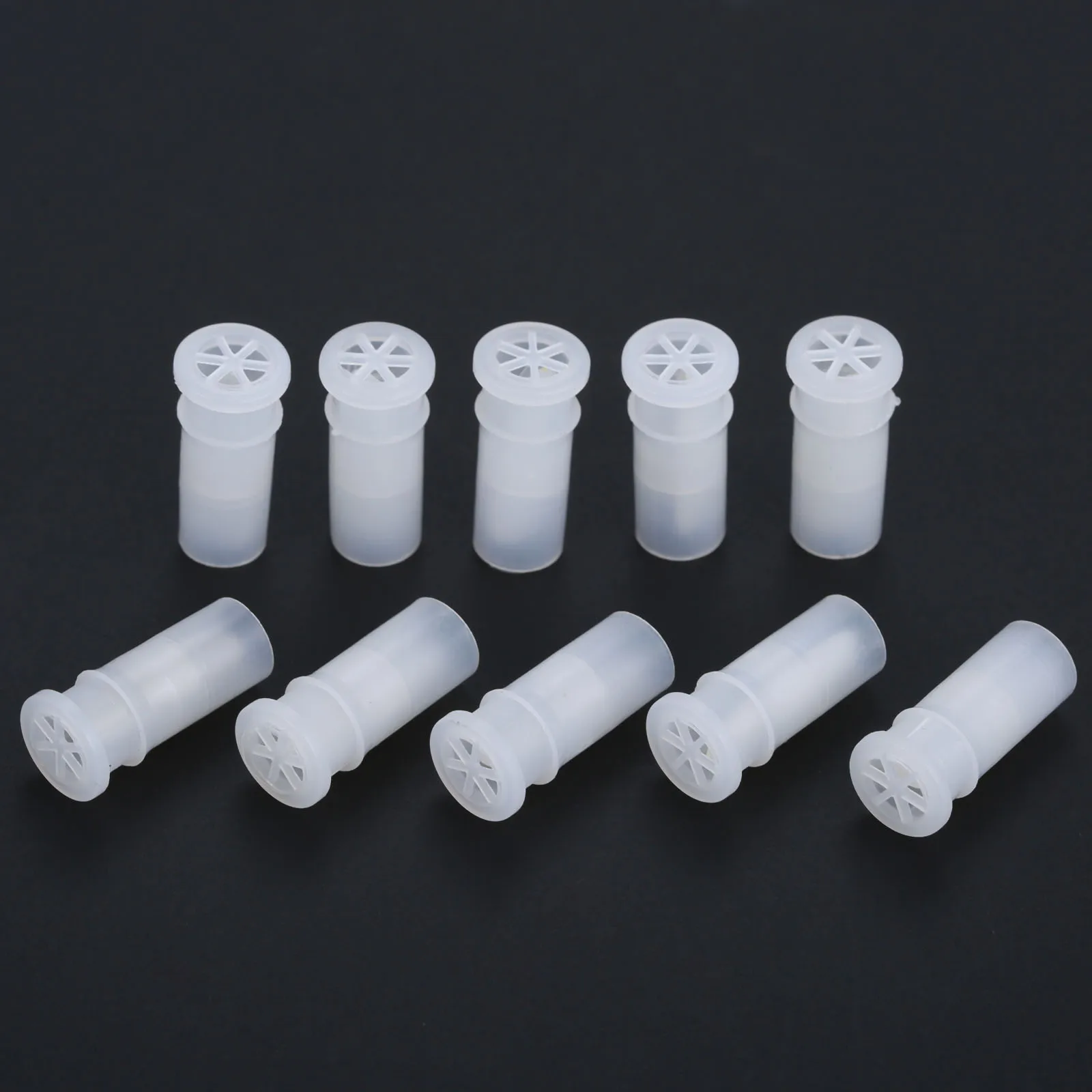 100Pcs 17*7mm/0.67*0.28inch Plastic White Toy Dog Cat Squeakers Shoes Repair Fix Pet Baby Toy Noise Maker Insert Replacement