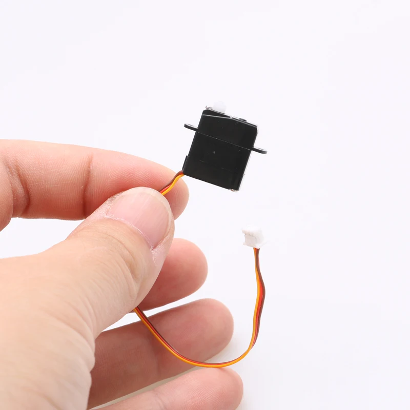 Micro Servo Digital de bajo voltaje, conector JST de 4 piezas, 1,7g, Mini engranaje de dirección para avión de control remoto 4WD, coche, camión, barco, juguetes, piezas de modelos