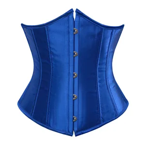 مشد مثير مع أربطة للنساء underbust التخسيس تمثال نصفي الجسم المشكل Steampunk حزام بلوزة مشد الأكثر مبيعا 8 - No8