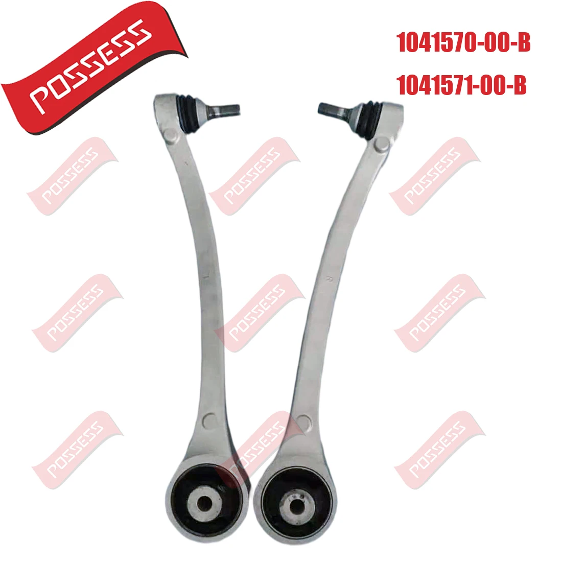 6 Pieces Front  Upper U-type And Lower Suspension Control Arm Kits For Tesla Model S 2012-/ Model S 5YJS