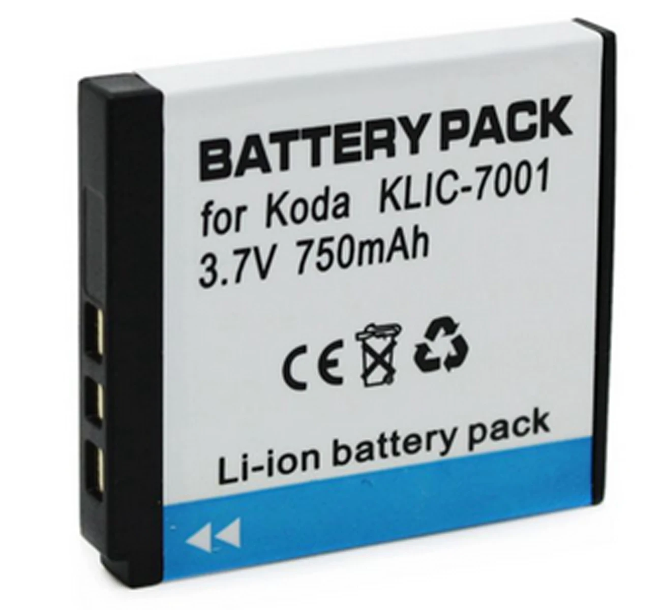 Battery Pack for Kodak EasyShare MD41, MD853, MD863, MD1063, MX1063, M1063, V550, V570, V610, V705 Digital Camera