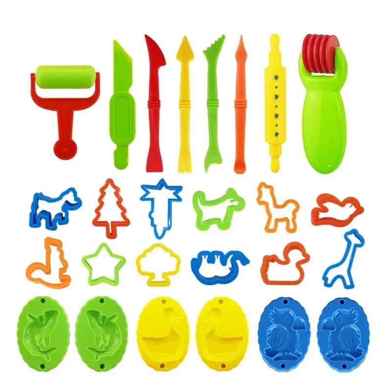 2021 melma fai-da-te gioca strumenti per pasta accessori plastilina modellazione kit di argilla morbida set di taglierine stampi giocattolo educativo per bambini