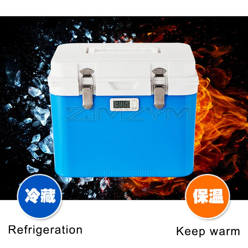 7L Kotak Pendingin Penyimpanan Insulin Portabel Kulkas Mobil Kotak Es Obat Kulkas Suhu Konstan Perjalanan Luar Ruangan