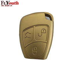 Car Silicone Key Cover Case Shell For Mercedes For Benz W203 W211 CLK C180 E200 AMG C E S Class Keyring Holder Accessories 1Pc