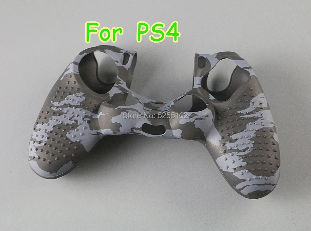 

20PCS For PS4 Accessories Silicone Gel Guards sleeve Skin Grips Cover Case Caps For Playstation 4 PS4 Durable Camouflage