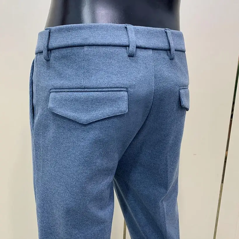 Abbigliamento di marca pantaloni da uomo Plus Suit autunno e inverno nuovi pantaloni Slim da uomo pantaloni formali da lavoro pantaloni Casual alla moda 36