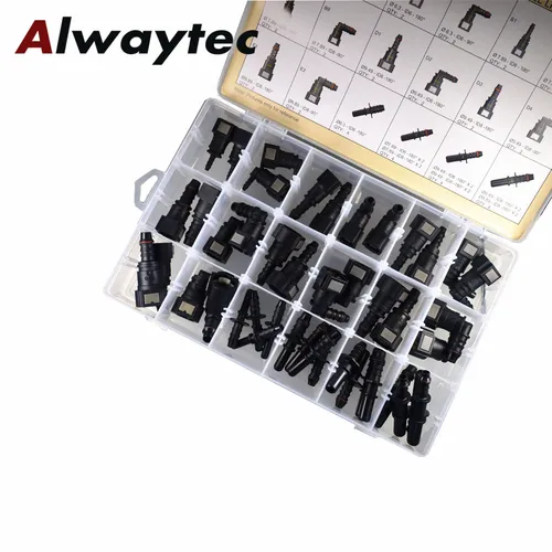 Imagen 2 del producto Kits de conector rápido de manguera de combustible de estilo de coche, 800-588M para mantenimiento de línea de combustible y bricolaje