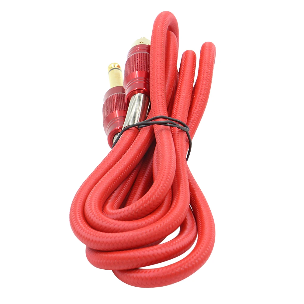 Four Colors RCA Tattoo Clip Cord Tattoo Cable For Tattoo Foot Pedal Machine Switch Power Supply
