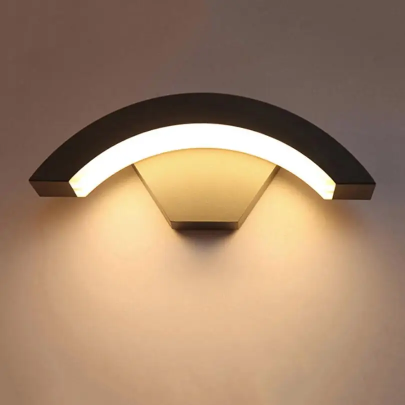 

12W PIR Motion Sensor Outdoor LED Wall Porch Light Courtyard Garden Aisle Corridor Villa Balcony LED Wall Light