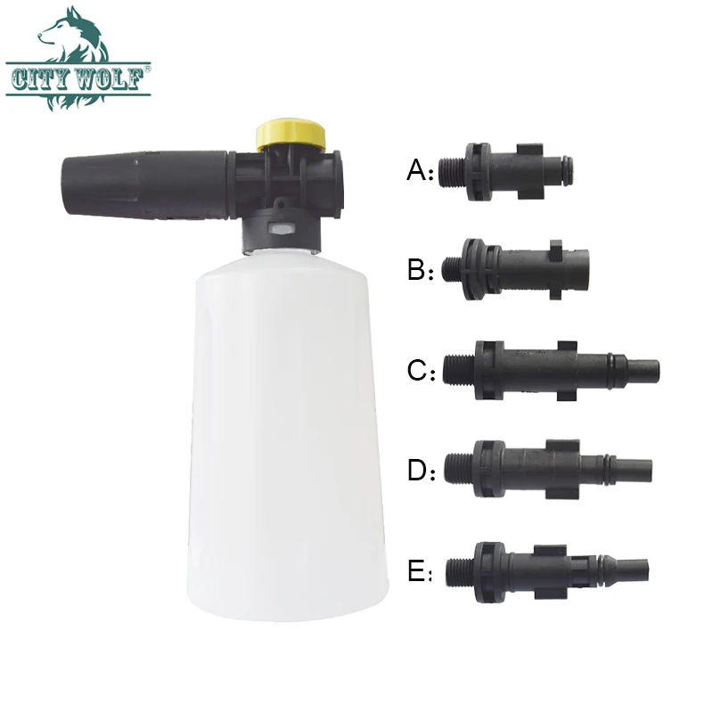 750ML Snow Foam Lance High Pressure Washer Foam Bottle For Karcher Huter Alto AR Lavor Nilfisk Faip Makita Patriot Car Washer