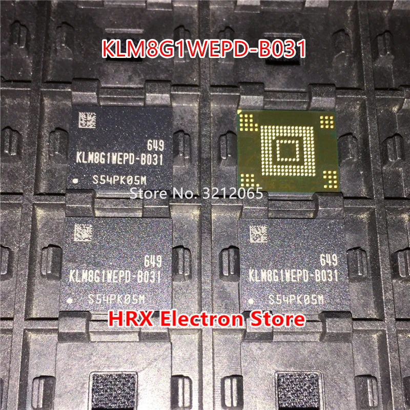100% New Original KLM8G1WEPD-B031 BGA EMMC KLM8G1WEPD B031 (1-10piece)
