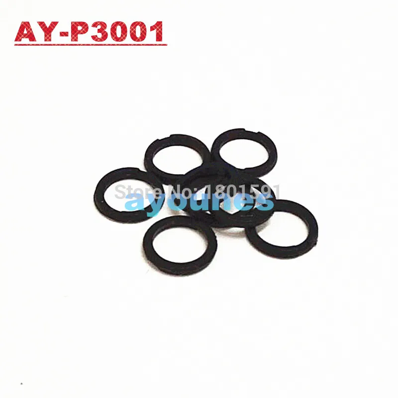 100pcs/set  Auto parts Fuel injector repair kits of plastic washer seals Fit for TOYOTA (AY-P3001,9.9*1.5*7.45mm)