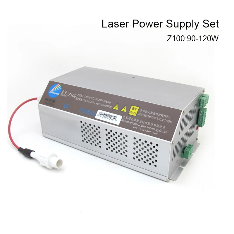LASERPWR Z100 CO2เลเซอร์แหล่งจ่ายไฟ + RECI T2แก้วชุดหลอด110V 220V 90W-120W เลเซอร์ตัด/แกะสลักอุปกรณ์เสริม