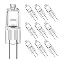 10X 12V G4 Halogen Bulb 5W/10W/20W/35W/50W Super Bright G4 12V Halogen Light Bulb Halogen Warm White Halogen Light Home Lighting