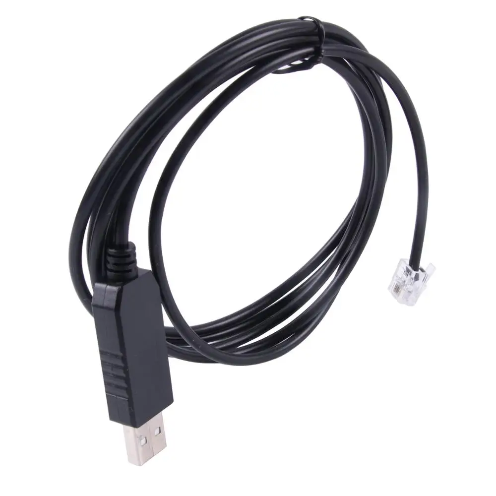 Meade LX200 GPS AUTOSTAR II Telescope Control Cable CP2102 Chip PC RS232 Serial RJ11 RJ12 6P4C Replace Hand Control Cable