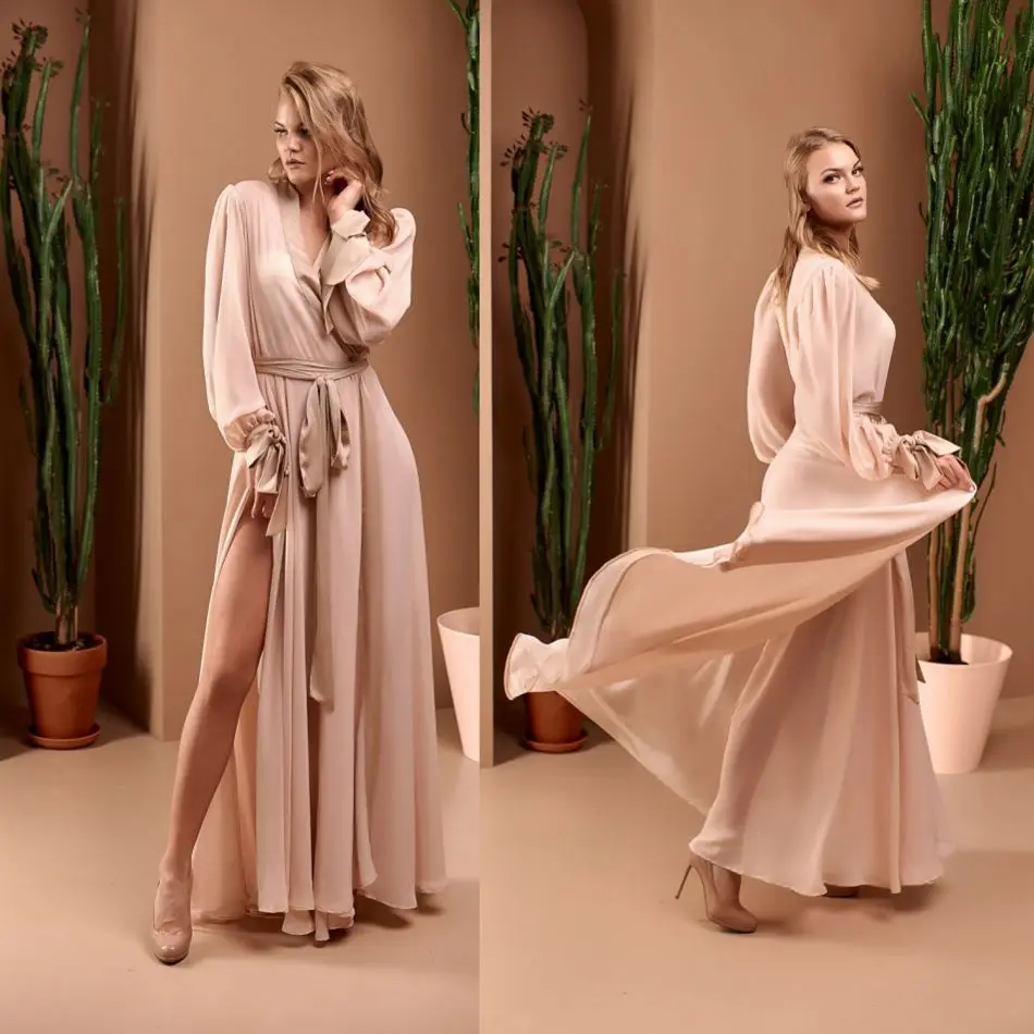 

2020 Bridal Sleepwear Chiffon Women's Robe & Gown Bathrobe Night Dress Womens Designer Pyjamas Femme Lingerie