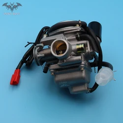 24mm Carburetor GY6 150CC Scooter Moped Carburetor CARB Repair Kit Air Filter ATV Gokart Roketa Taotao Chinese Sunl Baja PROBAT