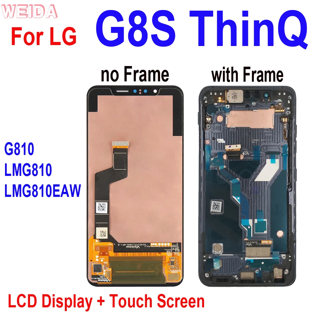 

ЖК-дисплей 6,21 дюйма AAA + для LG G8S ThinQ LCD G810 LMG810 LMG810EAW, ЖК-дисплей, фоторамка для LG G8S LCD