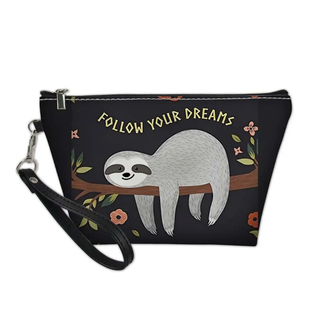 

Sloth Make up Bags for Women Painting Design Cosmetic Bag Women Handbag Makeup Case Girls Pouch