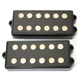 A Set Artec 6 String Soapbar-Bass  pickup （MMC6-BK）