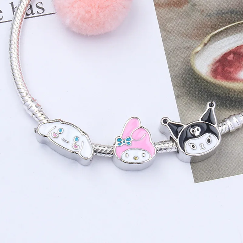 New Cute Cartoon Bunny Panda Balloon Bead Pendant Fit Original Pandora Charm Bracelet Women Jewelry Gifts