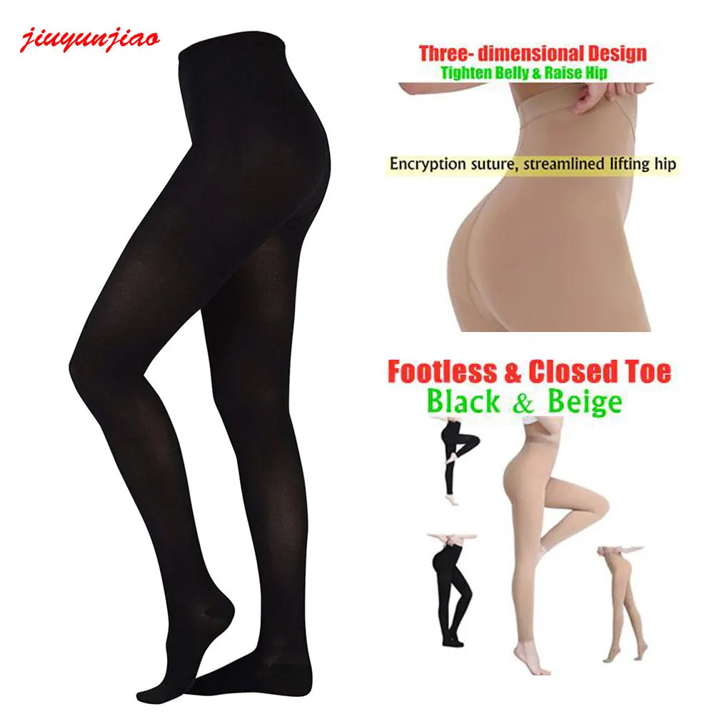 

Medical Compression Pantyhose Ninth Pants Stocking 23-32mmHg for Woman Varicose Veins Slimming Stockings Medical Pantyhose