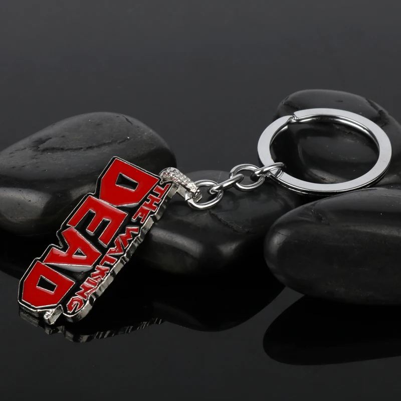 dongsheng Movie Game Gifts The Walking Dead Keychain Key Rings Holder For Gift Chaveiro Car Key Chain Jewelry Men Souvenir 1pcs