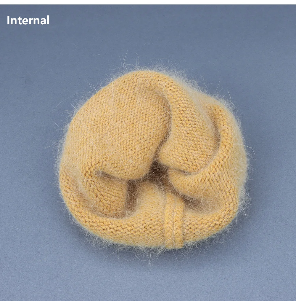 2021 neue Kaninchen pelz mode winter und Herbst Frauen Neue Ankunft Beliebte Damen Beanie Cap Hohe Qualität Modische Gestrickte Hüte – Detail 9