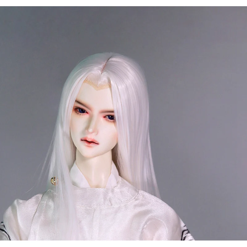 1/4 1/3 BJD Wig Ancient Costume Hanfu Long Hair Vintage Samurai Basic Wigs For BJD/SD SSDF Strong Uncle Doll Accessories C120-A