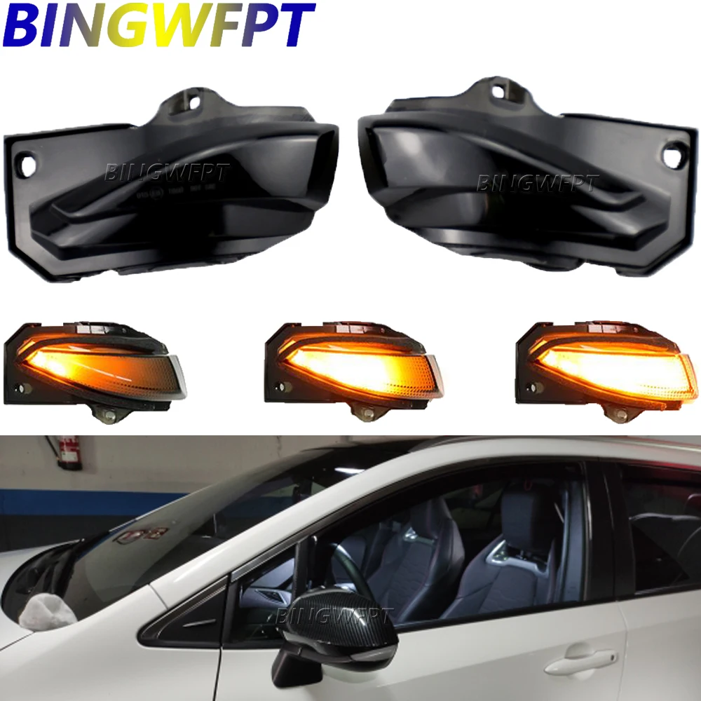 For Toyota Yaris Kreuz XP210 2020-2021 For Toyota Sienta XP170 2017-2020 Side Mirror Indicator Blinker Dynamic Sequential Light