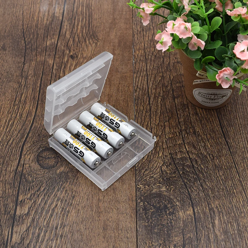 بالو 2 قطعة/المجموعة جديد المحمولة صغيرة بطارية حالة حامل البلاستيك الصلب جميلة تخزين صناديق ل AA AAA بطاريات