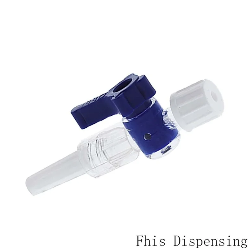 Pack of 2 Small Two Way Valve Direct Plastic Soft Hose Connector