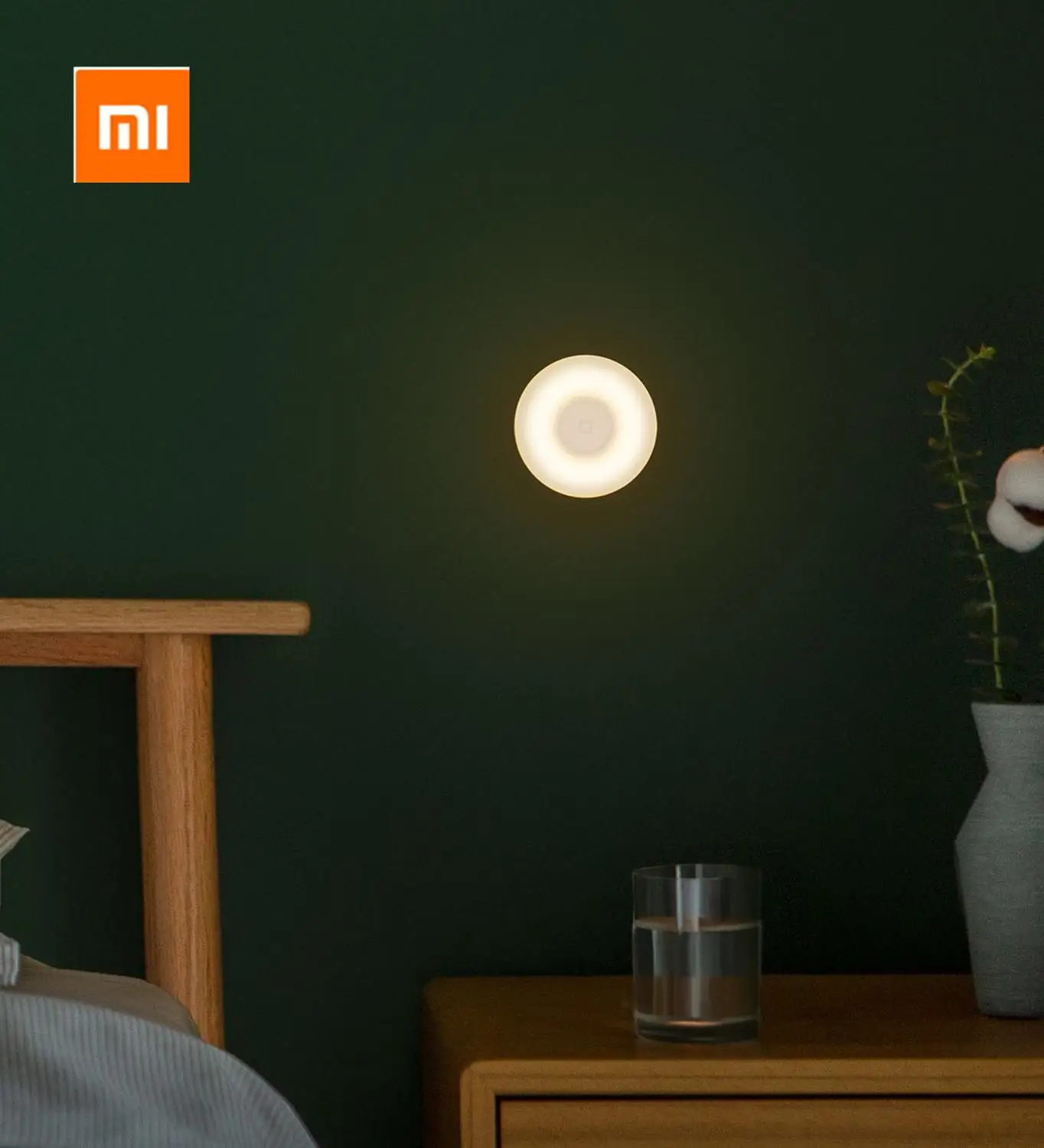 ใหม่ Original Xiaomi Mijia Night Light 2รุ่นปรับความสว่างสมาร์ทอินฟราเรด Body Sensor พร้อมฐานแม่เหล็ก