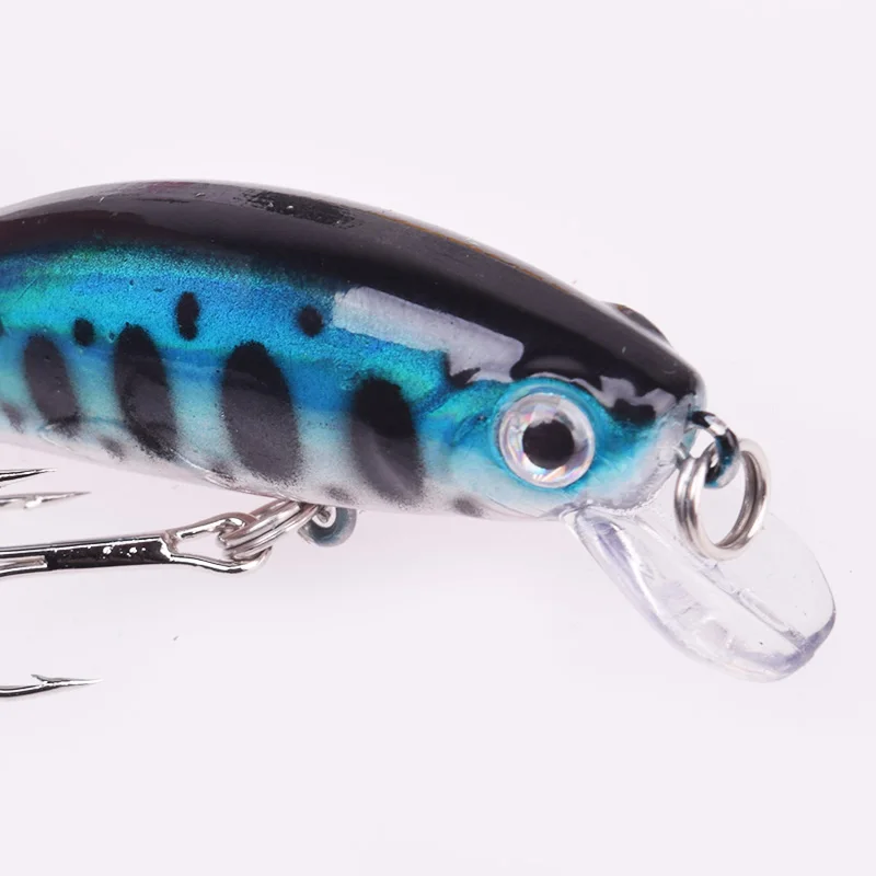 1 pz Minnow esche da pesca 55mm 6g affondamento lento Wobblers esca dura artificiale Bass Pike carpa Crankbait attrezzatura da pesca invernale