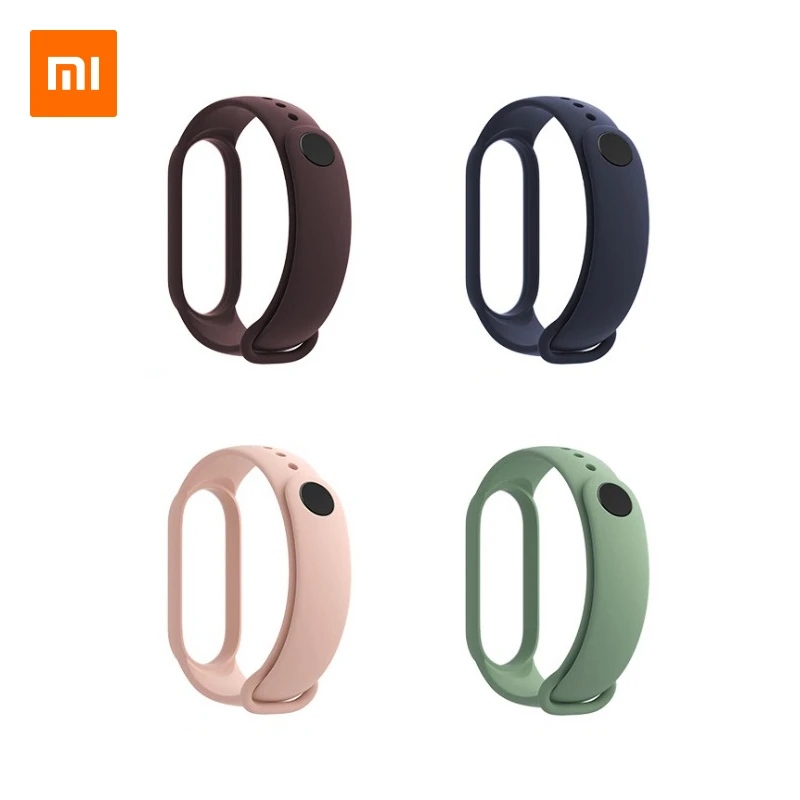 Original Xiaomi Mi Band 5 Strap Green Pink Color Smart Accessories for Xiaomi Miband 5 NFC Smart Wristbands