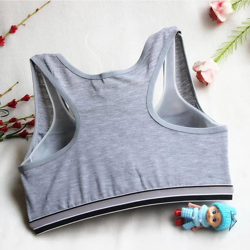 Teenagers Student Lingerie Brassiere Sport Maiden Girl Comfy Underwear Bra Girl Teen Top Sport Bras Gym Accessories Women