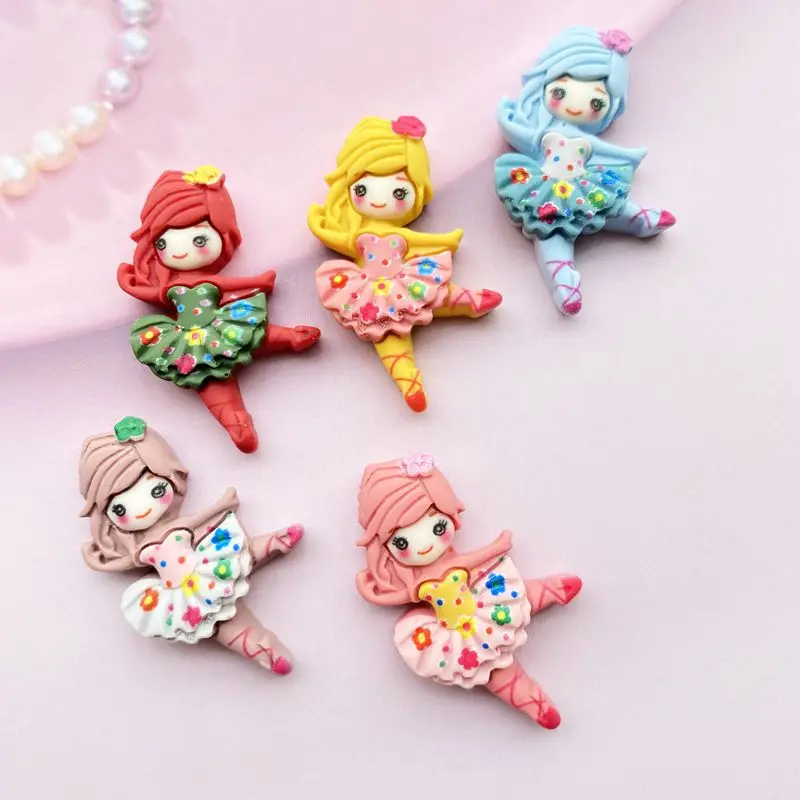 10pcs New mixed lovely princess Flatback resin Art Supply Decoration Charm Craft hair bow center Scrapbook