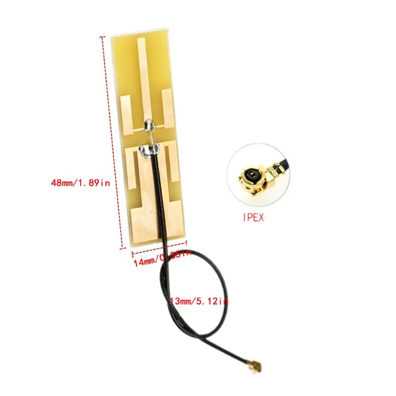 2,4G/5,8G Dual Band Antenne 8DBI Hohe Gewinn Interne PCB Antenne für WiFi Router 24BB