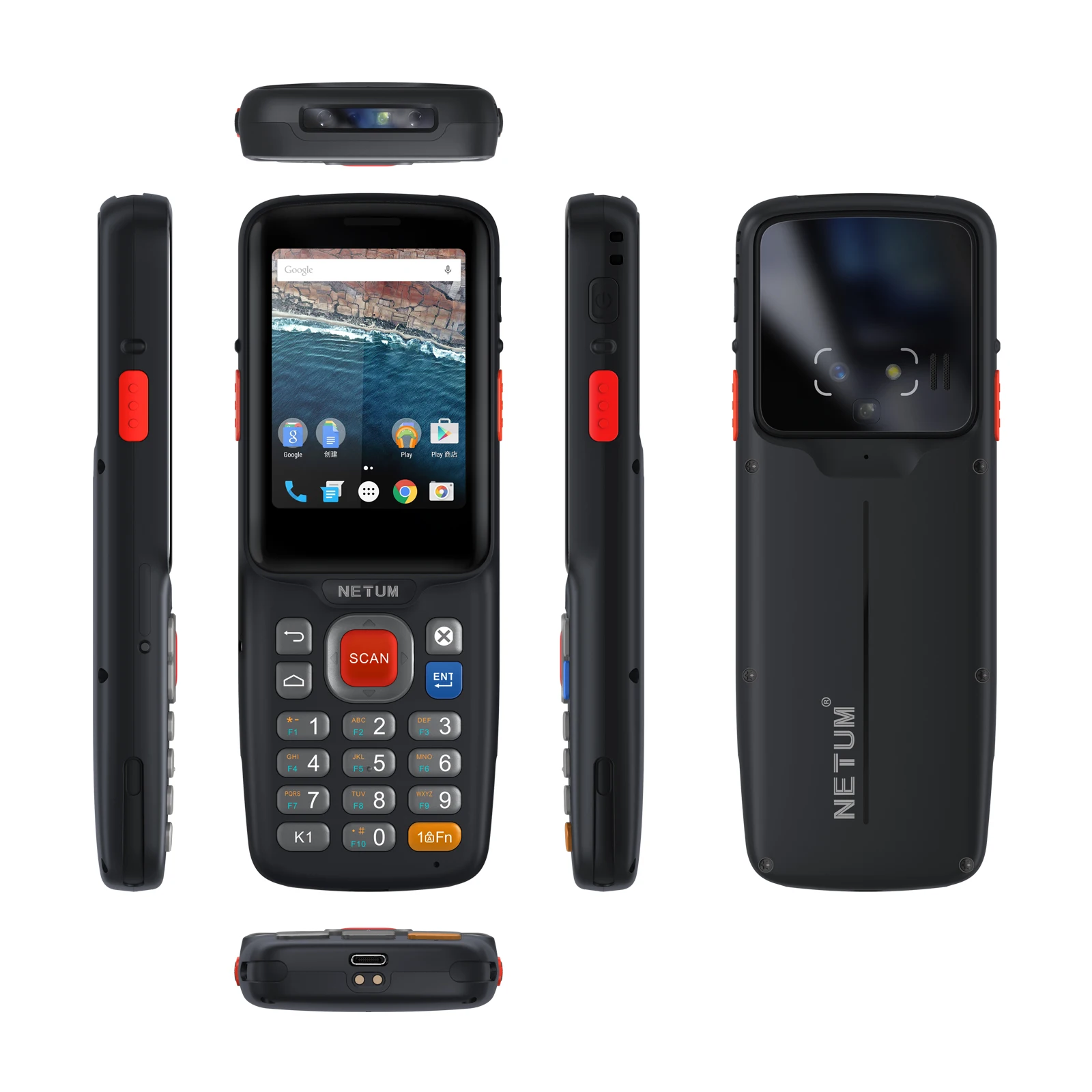 NETUM PDA Android Barcode Scanner Wireless WiFi 4G Bluetooth Handheld Bar Code Reader 2D QR PDF417 Touch Screen Terminal PDA-M52